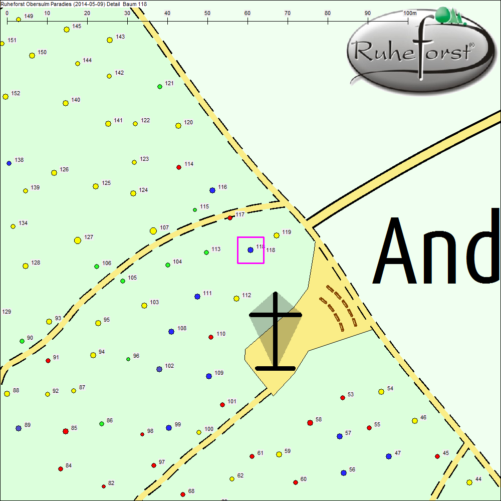 Detailkarte zu Baum 118