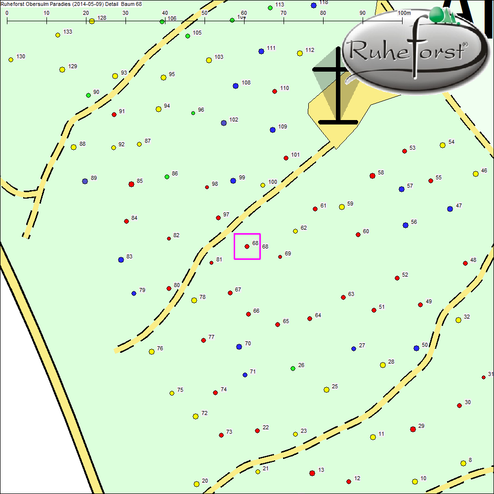 Detailkarte zu Baum 68